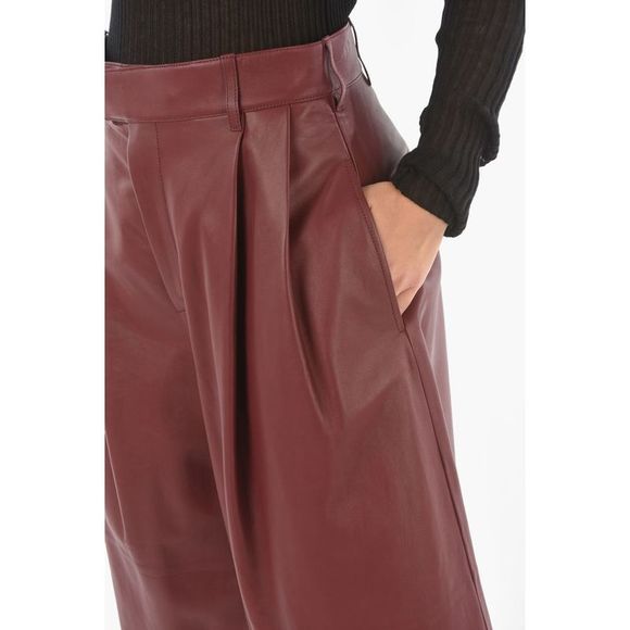 Bottega Veneta Women's Red Five Pocket Trousers - Picture 3 of 4